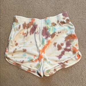 Wild Fable Orange and White Athletic Shorts